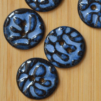 23mm ceramic buttons sea life