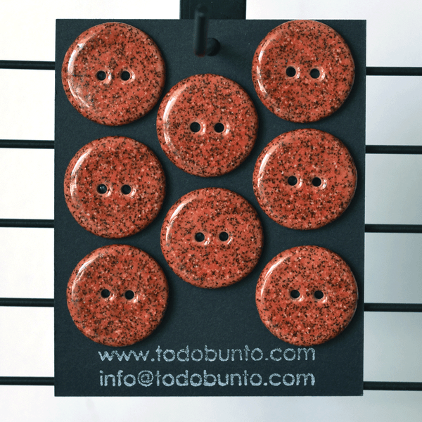 8pcs. 23 mm ceramic buttons