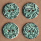 6 pcs. 22-23mm porcelain buttons alga