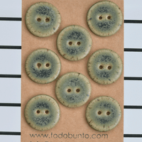 8 pcs. 22-23mm ceramic buttons birch