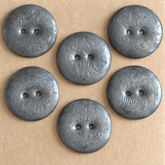 23mm ceramic buttons graphite