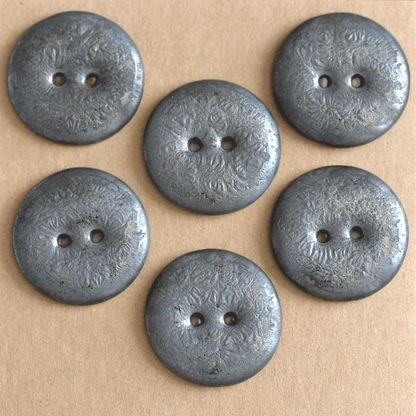 23mm ceramic buttons graphite
