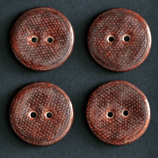 23 mm ceramic buttons plum
