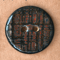 6 pcs. 23mm ceramic buttons tweed