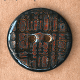 6 pcs. 23mm ceramic buttons tweed
