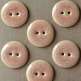 8 pcs. 22-23mm porcelain buttons papaya
