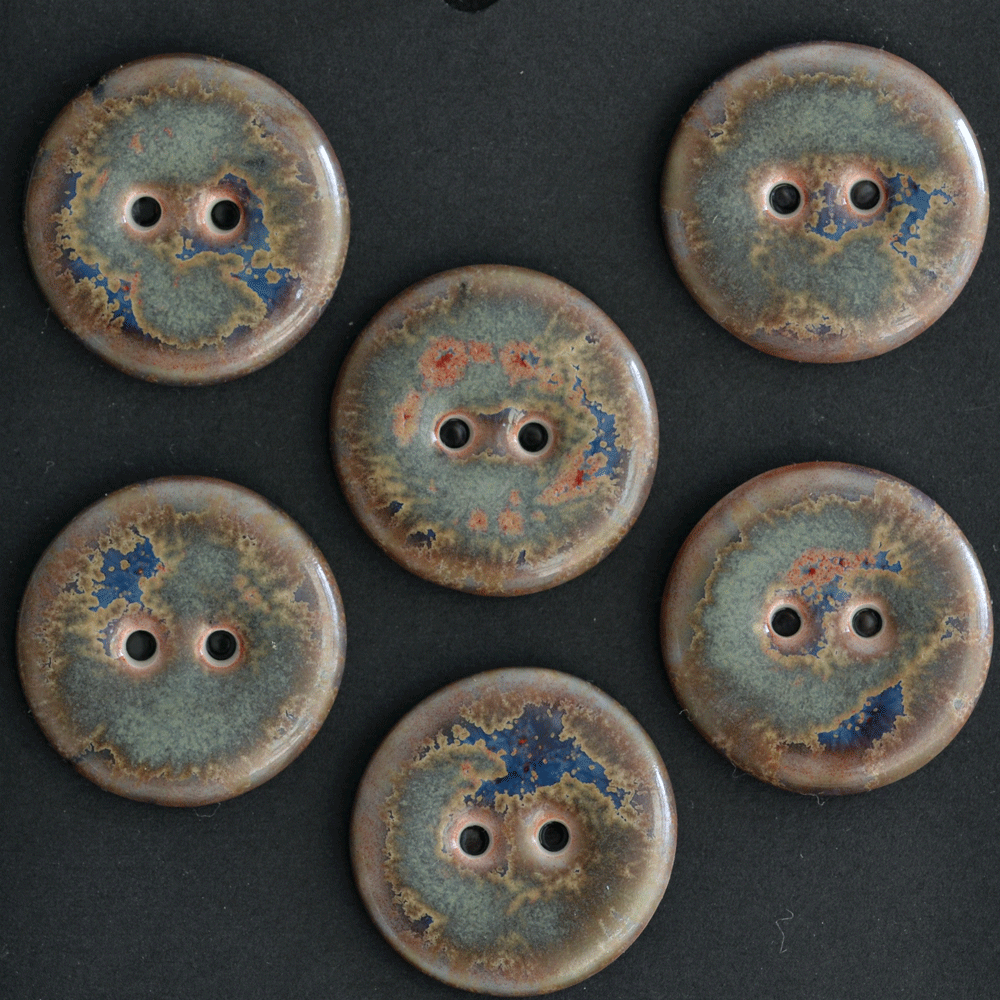 22-23 mm porcelain buttons fireworks