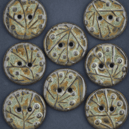 23mm ceramic buttons rowan tree