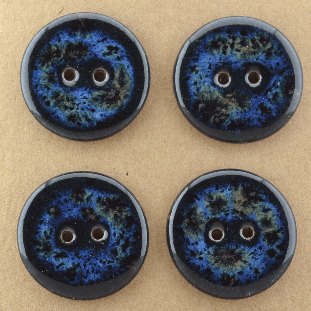 27 mm ceramic buttons deep sea