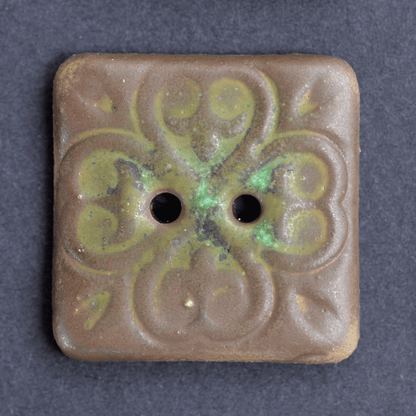 4 pcs. 20x20mm ceramic buttons middle ages