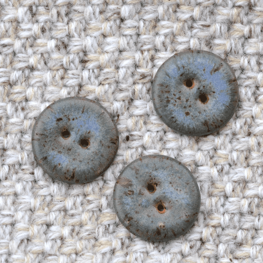 6 pcs. 23mm ceramic buttons Reykjavik