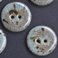 5 pcs. 23mm ceramic buttons spring