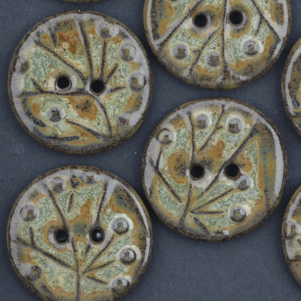23mm ceramic buttons rowan tree