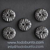 5 pcs. 18mm ceramic buttons graphit