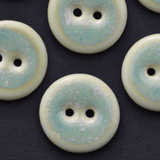 6 pcs 17mm porcelain buttons morning dew
