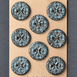 8 pcs. 23mm ceramic buttons orient
