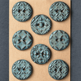 8 pcs. 23mm ceramic buttons orient