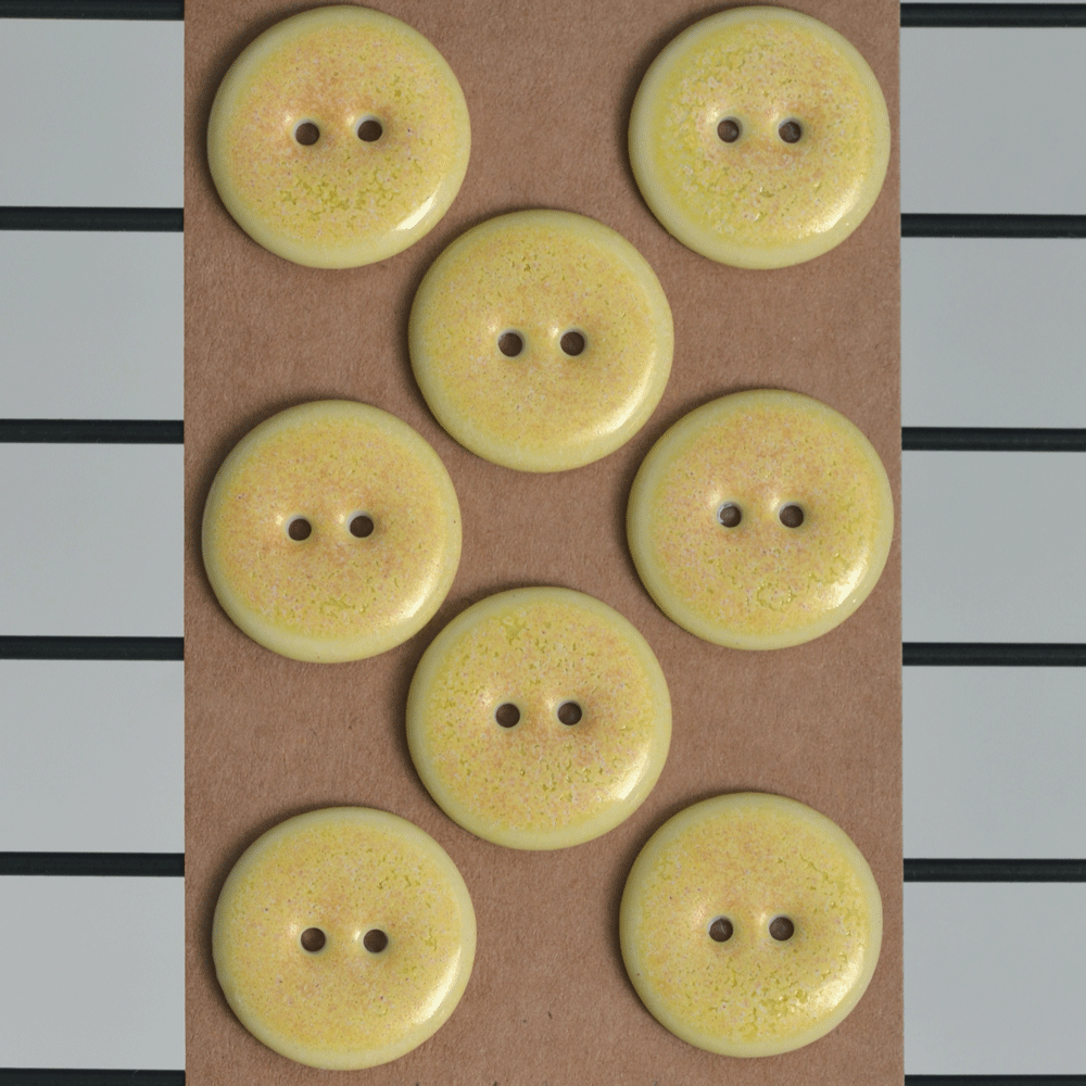 22-23mm porcelain buttons mix frangipani