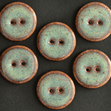 23mm ceramic buttons with bordeaux/blue gradient