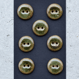 18mm ceramic buttons olive