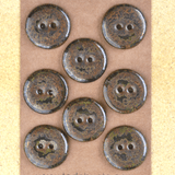 8 pcs. 23mm ceramic buttons swamp