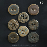 (v2) 22-23mm mixed green button sets