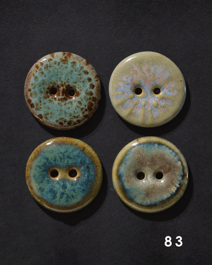 (v2) 22-23mm mixed green button sets