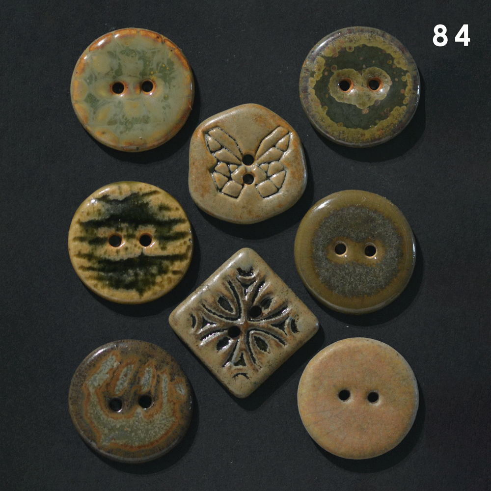 (v2) 22-23mm mixed green button sets