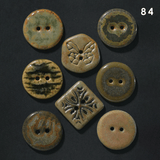 (v2) 22-23mm mixed green button sets
