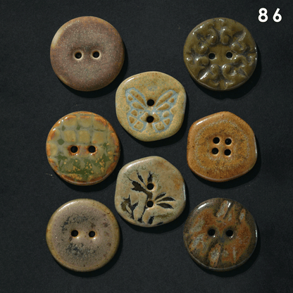 (v2) 22-23mm mixed green button sets