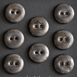 8 pcs. 18mm ceramic buttons graphit
