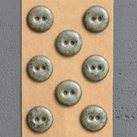 8 pcs. 18mm ceramic buttons swamp