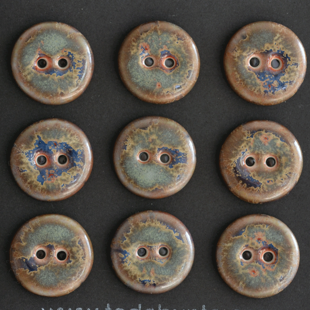 17/18mm porcelain buttons fireworks