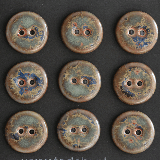 17/18mm porcelain buttons fireworks