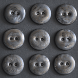 9 pcs. 18mm ceramic buttons graphit