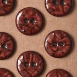 9 pcs. 17/18mm ceramic buttons cinnabar