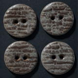 4 pcs. 23mm ceramic buttons bark