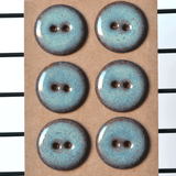 23mm ceramic buttons with bordeaux/blue gradient
