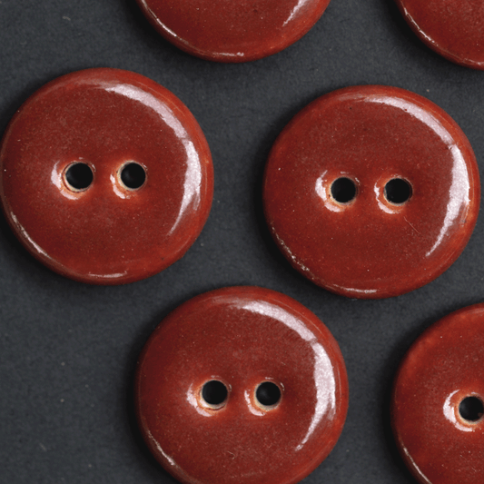 17/18mm ceramic buttons cinnabar
