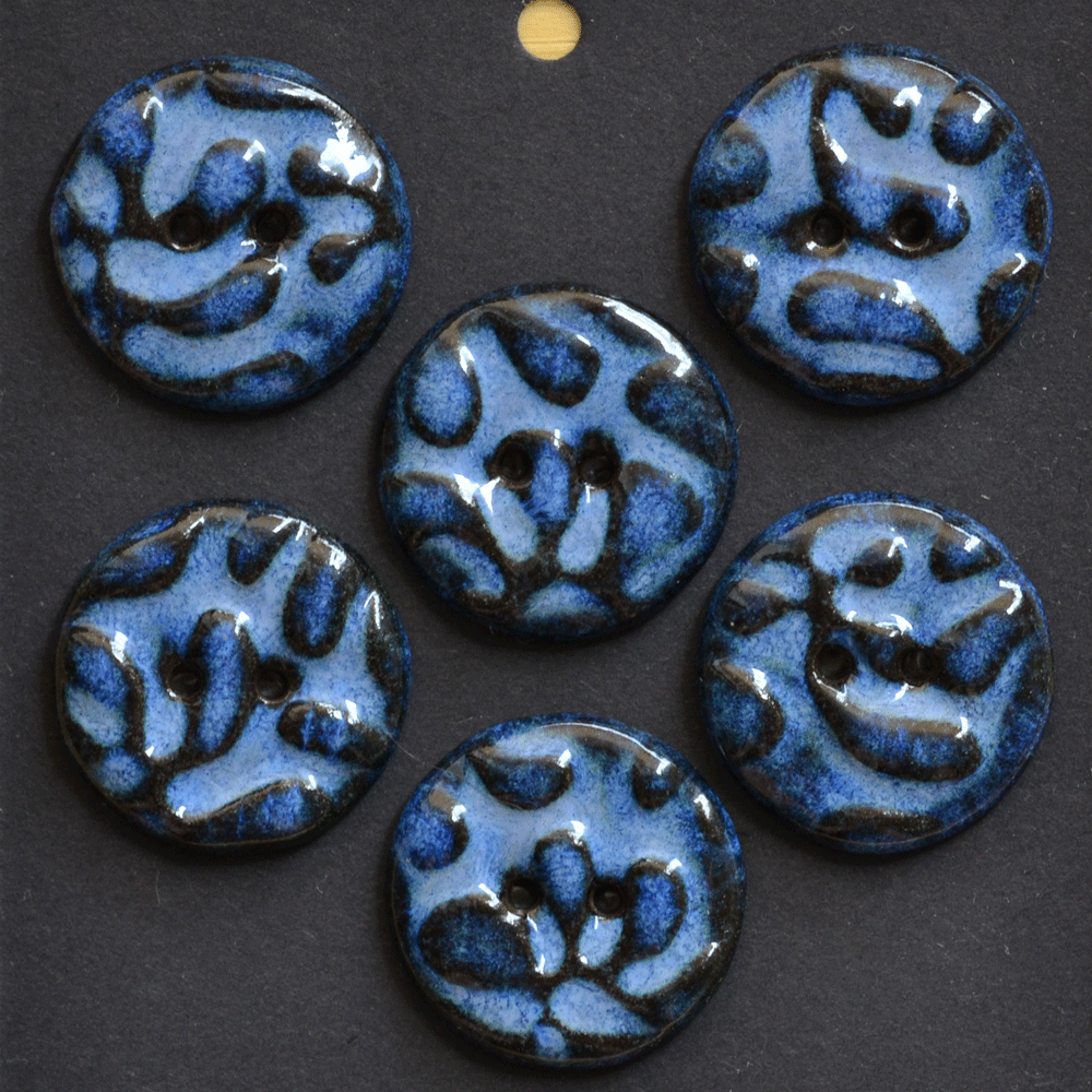 23mm ceramic buttons sea life
