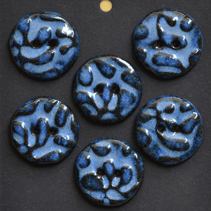 23mm ceramic buttons sea life