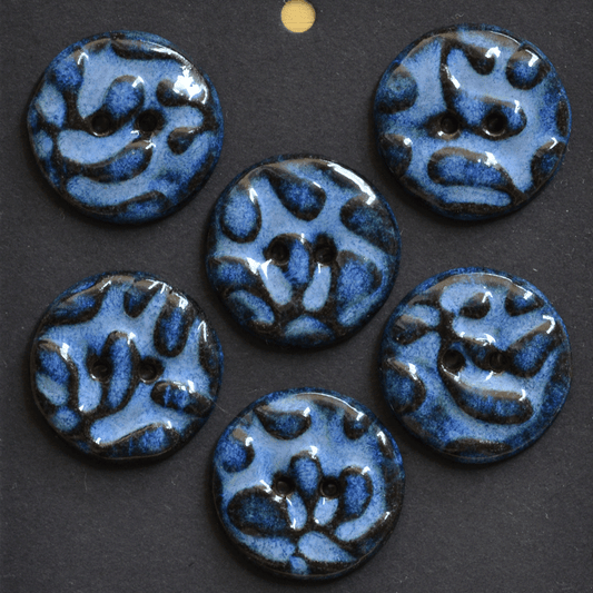 23mm ceramic buttons sea life