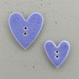 porcelain buttons hearts