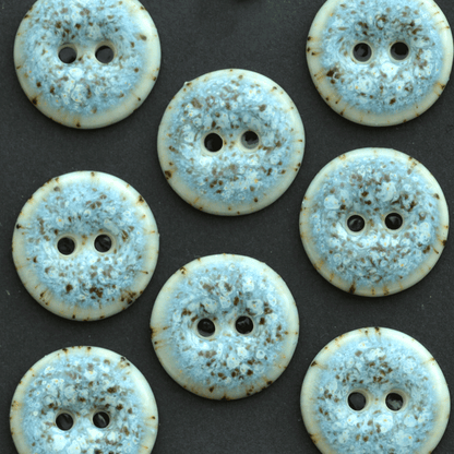 17-18 mm porcelain buttons blue spruce