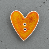 porcelain buttons hearts