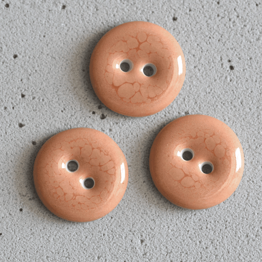 17/18mm porcelain buttons nude