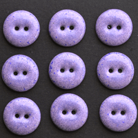 9 pcs. 17-18mm  porcelain  buttons lilac/blau