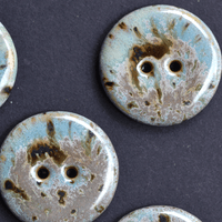 5 pcs. 23mm ceramic buttons spring