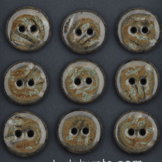 18mm ceramic buttons autumn