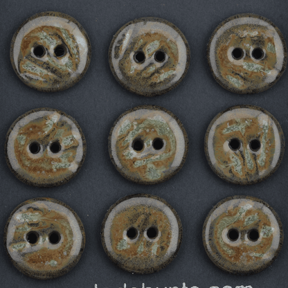 18mm ceramic buttons autumn